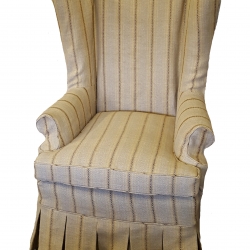 Wing Chair Slip Cover 9