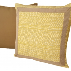 Knife Edge Pillow with Tape Trim 4